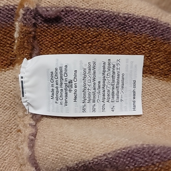 Madewell Westlake Striped Pullover Sweater Womens Small Multi Coziest Yarn Comfy - Picture 9 of 11